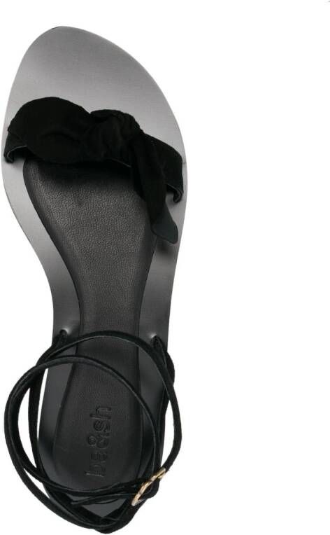 Ba&Sh Carmine sandalen met open neus Zwart