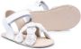 BabyWalker Sandalen met bloe patch Wit - Thumbnail 2