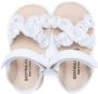 BabyWalker Sandalen met bloe patch Wit - Thumbnail 3