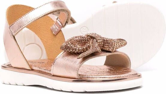 BabyWalker Leren sandalen Goud