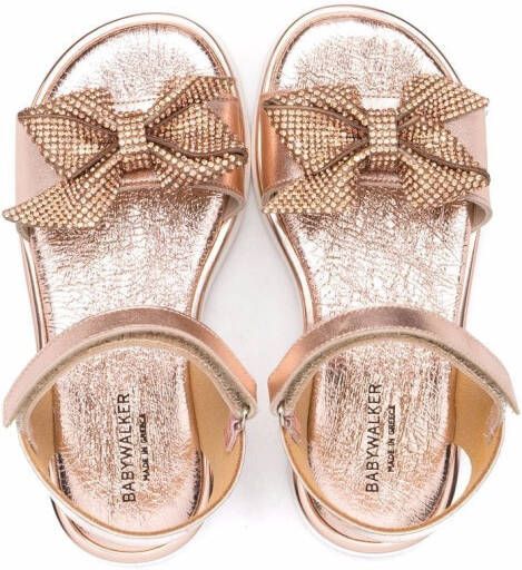 BabyWalker Leren sandalen Goud