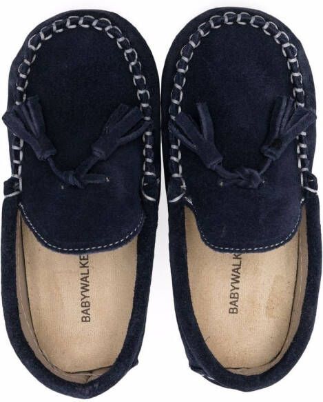 BabyWalker Loafers met kwastje Blauw