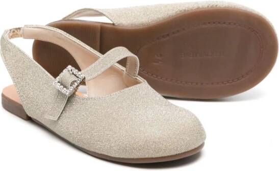 BabyWalker Mary Jane ballerina's Goud