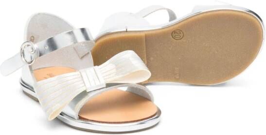 BabyWalker Restraint sandalen met strik Zilver