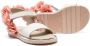 BabyWalker Sandalen met geborduurde bloe Wit - Thumbnail 2