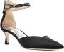 Badgley Mischka Lilibeth 50mm satijnen pumps Zwart - Thumbnail 2