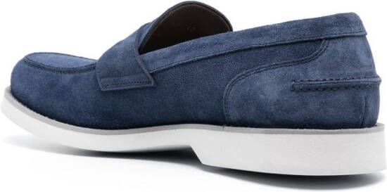 Baldinini Loafers met logoplakkaat Blauw