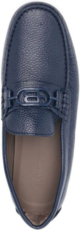 Baldinini Leren loafers Blauw