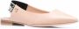 Baldinini Slingback ballerina's met puntige neus Beige - Thumbnail 2