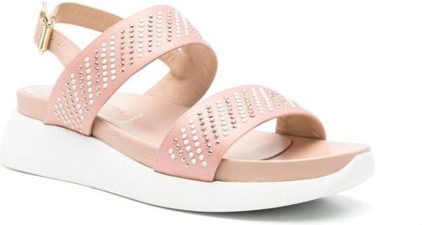 Baldinini Stiletto sandalen verfraaid met kristal Roze