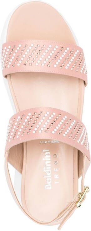 Baldinini Stiletto sandalen verfraaid met kristal Roze