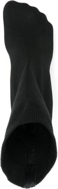 Balenciaga 100mm knitted ankle boots Zwart