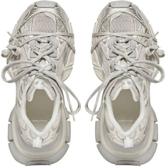 Balenciaga Sneakers met mesh vlak Beige