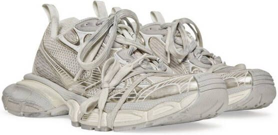 Balenciaga Sneakers met mesh vlak Beige