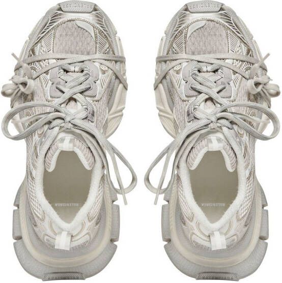 Balenciaga Sneakers met mesh vlak Beige