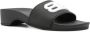 Balenciaga 40 mm slippers met logo-applicatie Zwart - Thumbnail 2