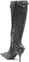 Balenciaga Cagole leren enkellaarzen 90 mm Grijs - Thumbnail 3