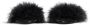 Balenciaga Boudoir 70 mm muiltjes met veren Zwart - Thumbnail 2