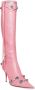Balenciaga Cagole laarzen met puntige neus Roze - Thumbnail 2