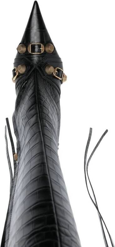 Balenciaga Cagole laarzen met puntige neus Zwart