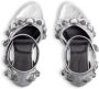 Balenciaga Cagole sandalen met metallic afwerking Zilver - Thumbnail 4