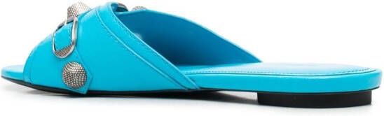 Balenciaga Cagole sandalen Blauw