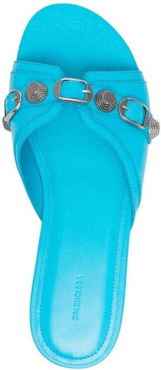 Balenciaga Cagole sandalen Blauw