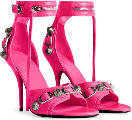 Balenciaga Cagole stiletto sandalen Roze