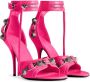 Balenciaga Cagole stiletto sandalen Roze - Thumbnail 2