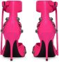 Balenciaga Cagole stiletto sandalen Roze - Thumbnail 3
