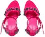 Balenciaga Cagole stiletto sandalen Roze - Thumbnail 4
