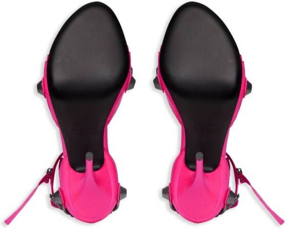 Balenciaga Cagole stiletto sandalen Roze