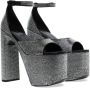 Balenciaga Camden sandalen verfraaid met stras Zwart - Thumbnail 2