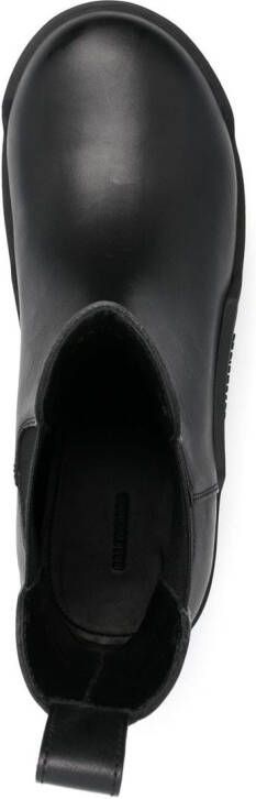 Balenciaga Bulldozer chelsea laarzen met plateauzool Zwart