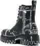 Balenciaga Combat boots met print Zwart - Thumbnail 3