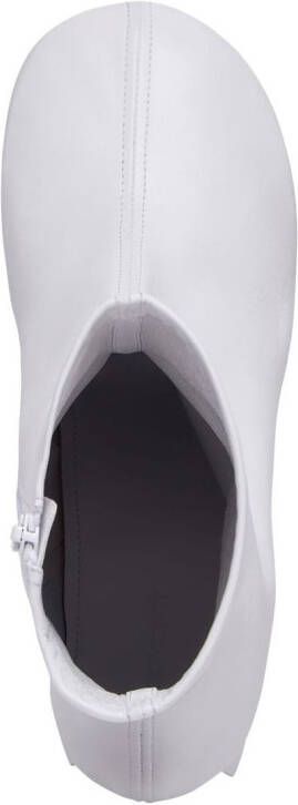 Balenciaga Glove enkellaarzen met rits Wit