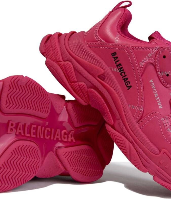 Balenciaga Kids Leren sneakers Roze