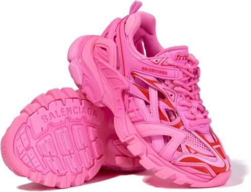 Balenciaga Kids Leren sneakers Roze