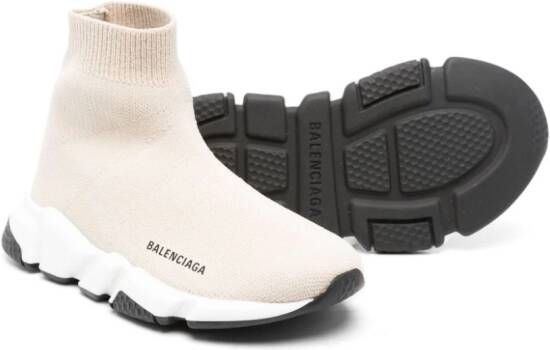 Balenciaga Kids Speed LT soksneakers Beige