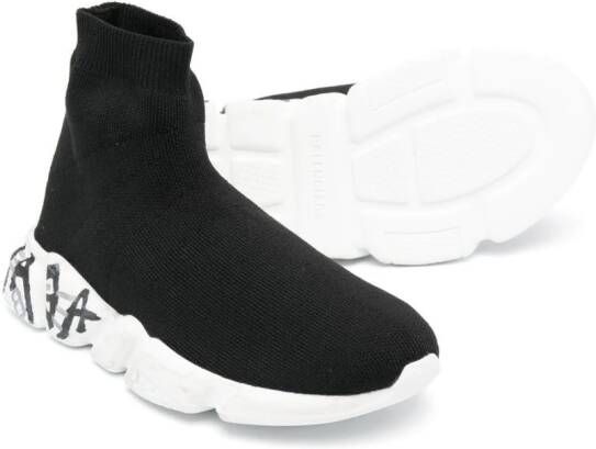 Balenciaga Kids Speed sneakers Zwart