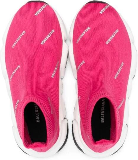 Balenciaga Kids Speed soksneakers Roze