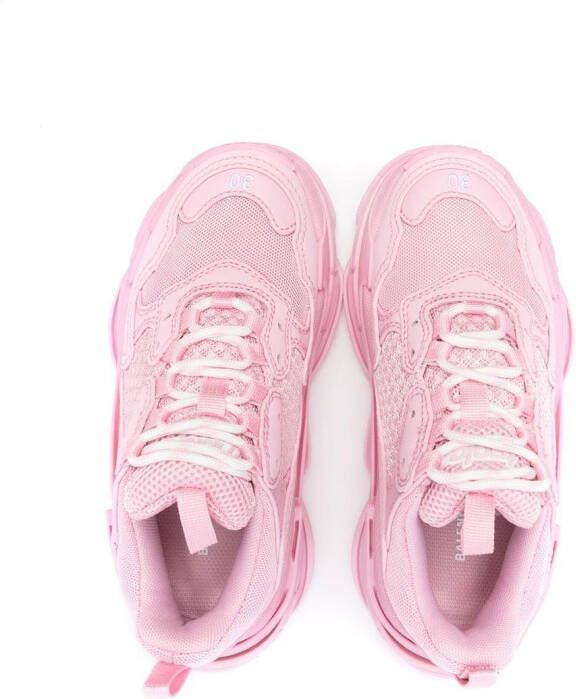 Balenciaga Kids Triple S sneakers Roze