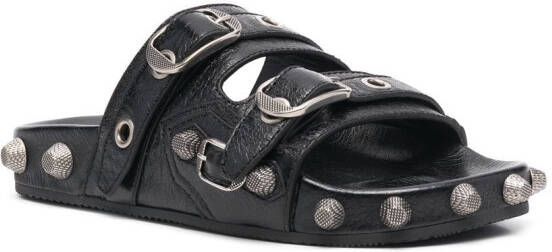 Balenciaga Leren sandalen Zwart