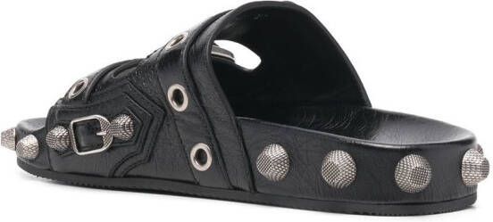 Balenciaga Leren sandalen Zwart