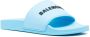 Balenciaga Badslippers met logodetail Blauw - Thumbnail 2