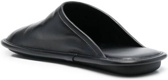 Balenciaga Slippers met logoprint Zwart