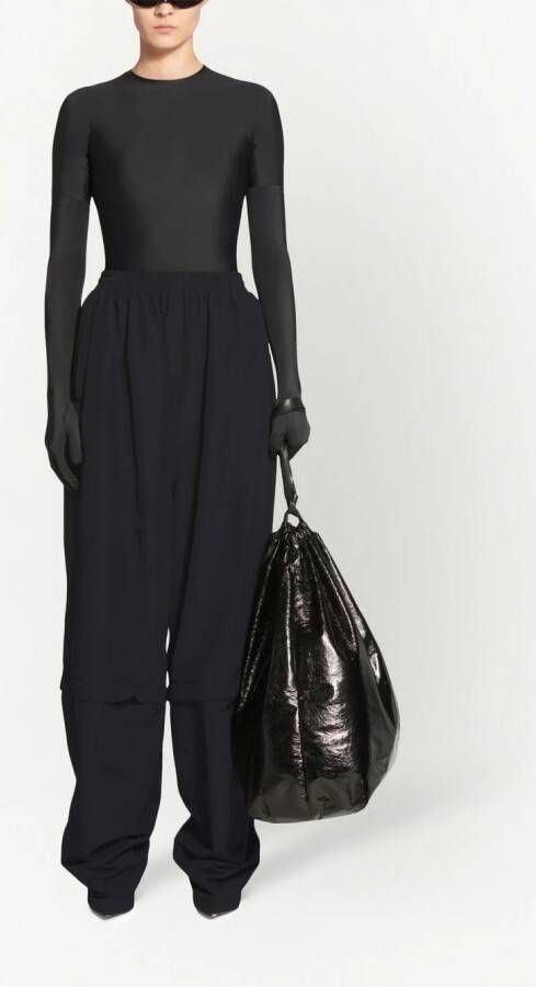 Balenciaga Pantalon met baggy-cut Zwart
