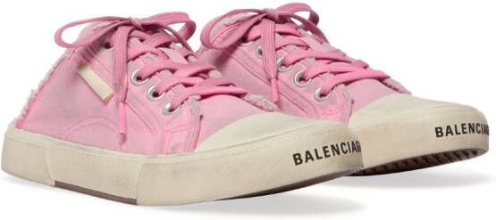 Balenciaga Paris low-top sneaker muiltjes Roze