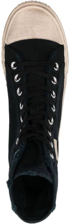 Balenciaga Paris high-top sneakers Zwart