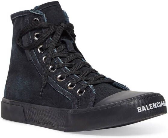 Balenciaga Paris high-top sneakers Zwart